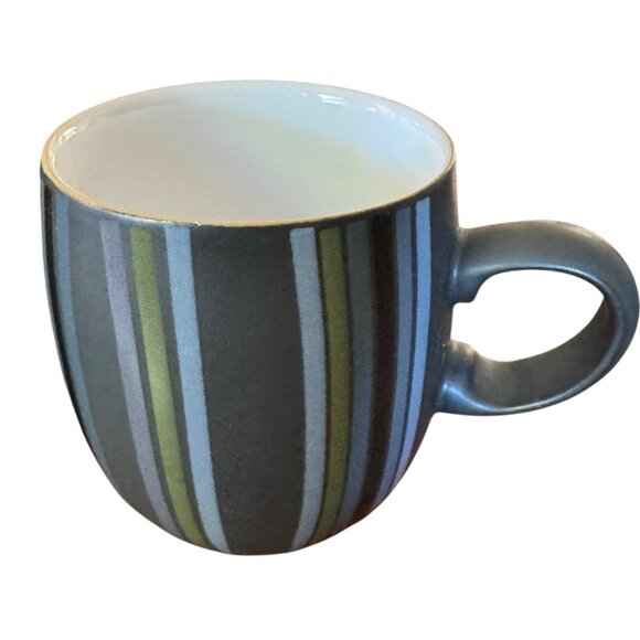 Denby-Langley Jet Stripes Pattern Mugs Set 2 Discontinued Replacements Additions - Picture 2 of 16